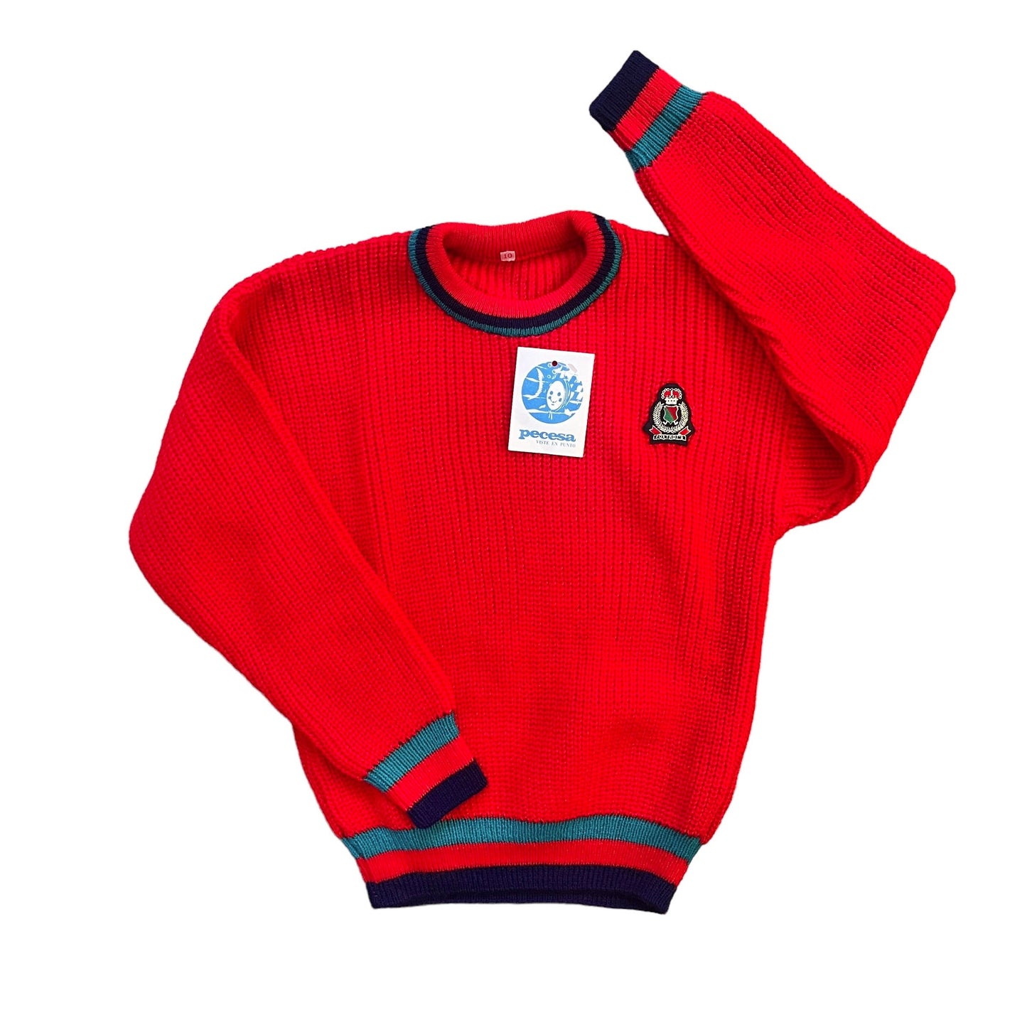 1980's Red Jumper / 8-10 Years