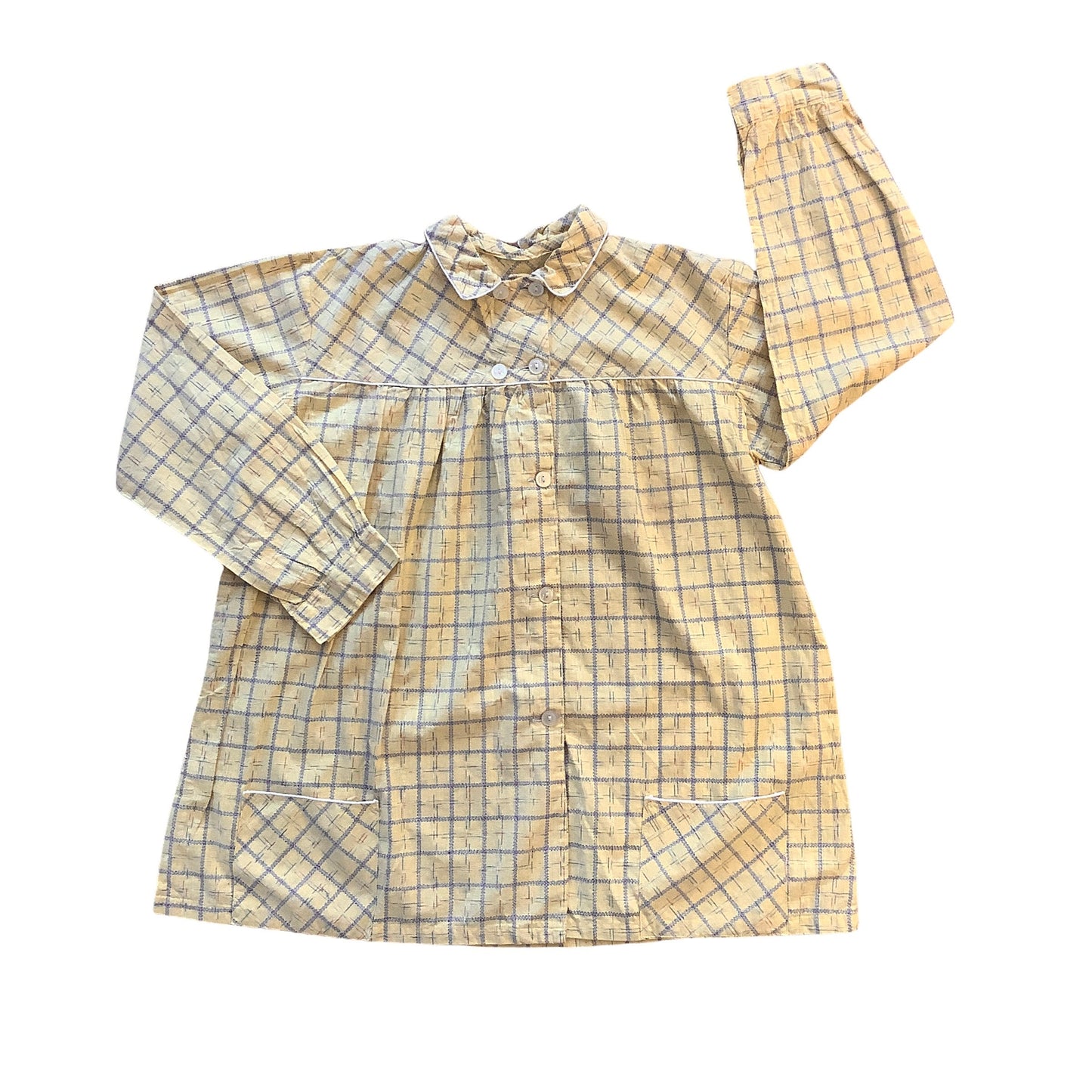 Vintage 1960s Yellow Shirt / Blouse  8-10Y