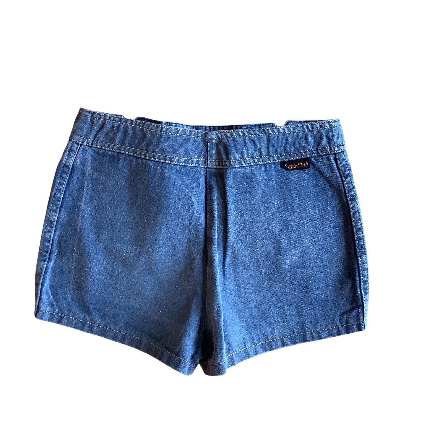 Vintage 1960's Children's  Blue Denim Shorts  10-12Y