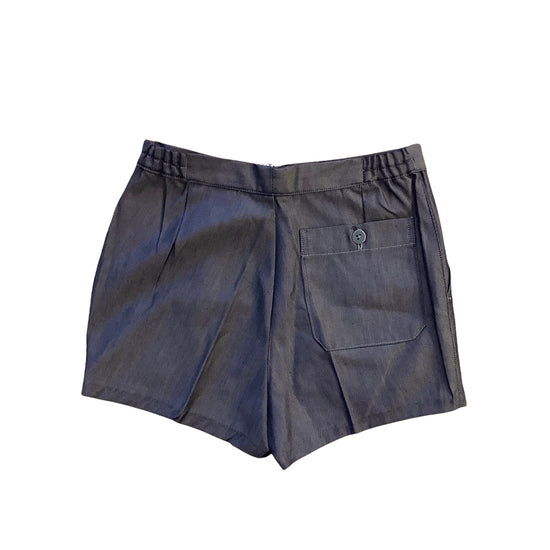 French Vintage 1960s Dark Brown Shorts 6-8Y