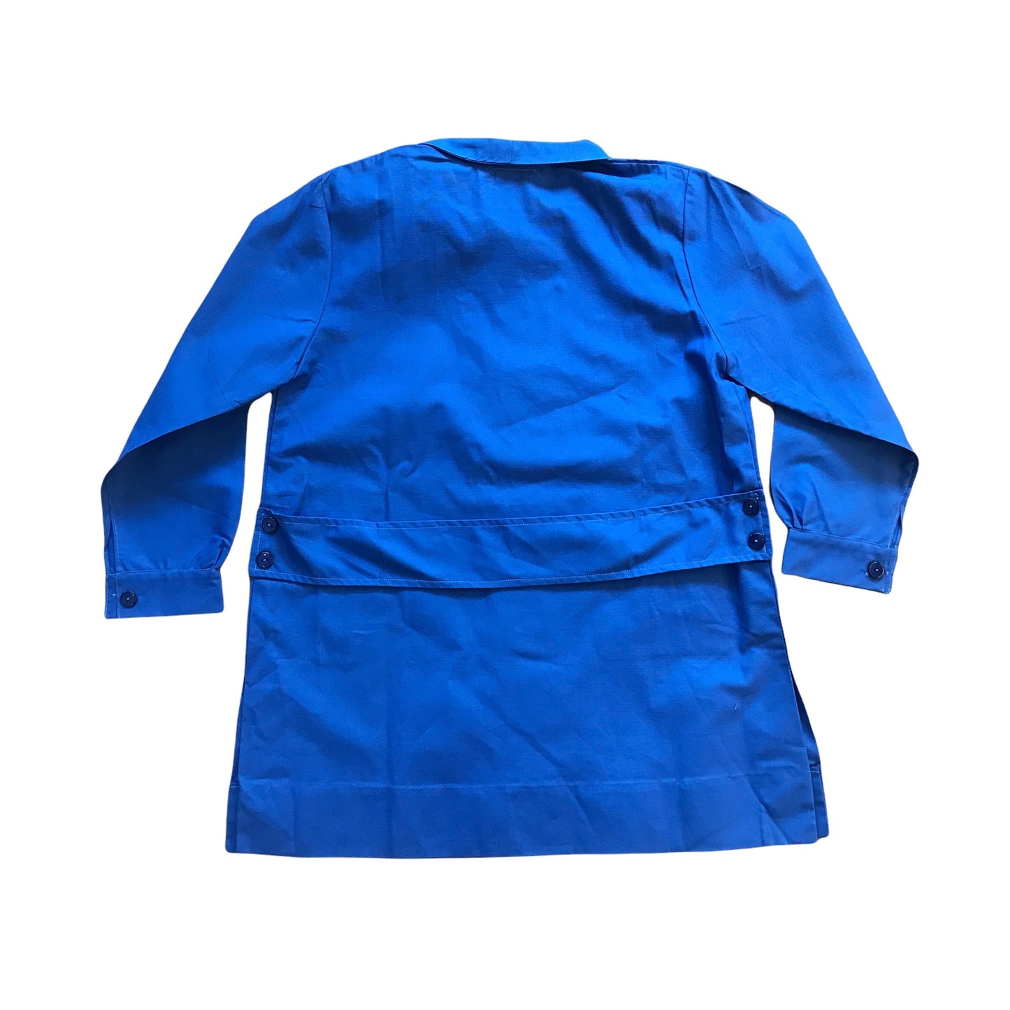 French Vintage 1960's Blue School Blouse /  5-6 Years