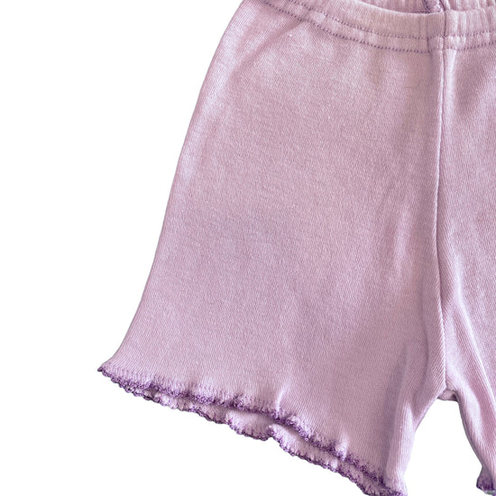 Vintage 70s Baby Light Mauve Shorts / 6-9 Months