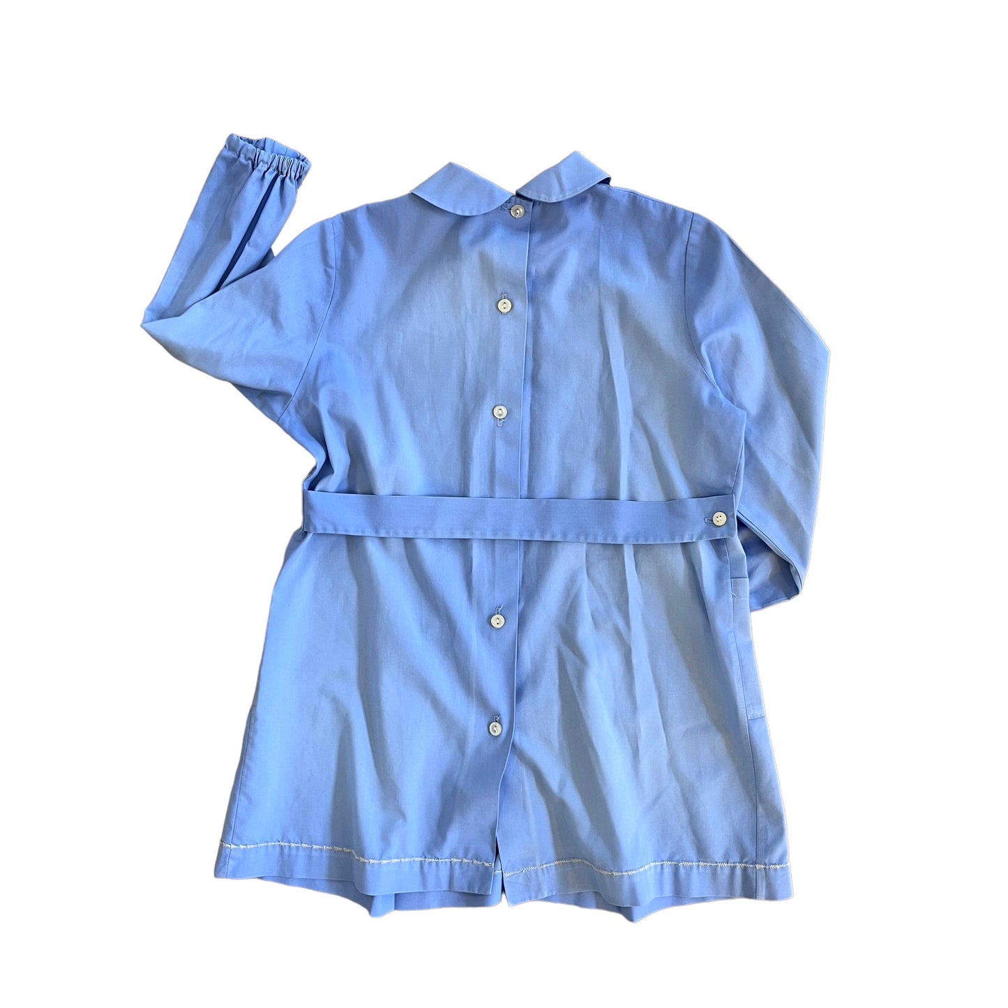Vintage 1960's Blue School Blouse / Shirt /  5-6 Years