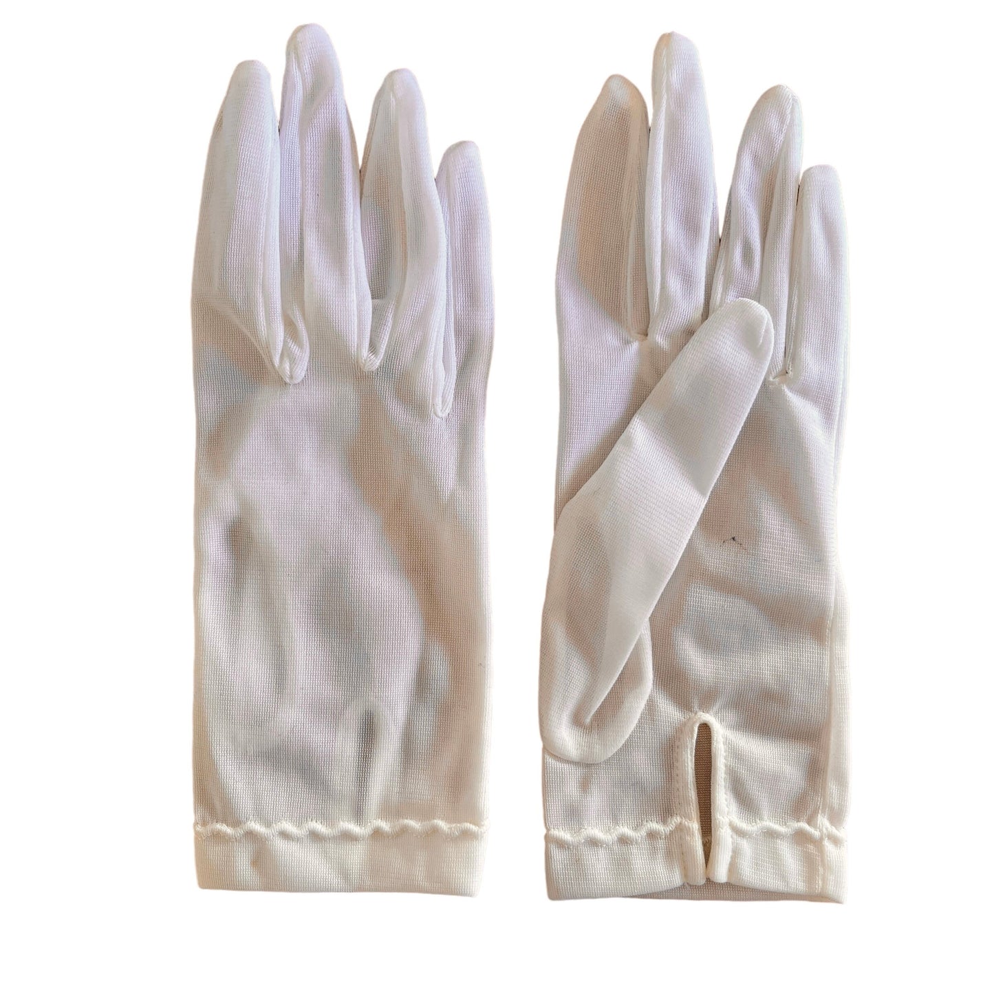 Vintage White 60s Formal Gloves from 3-5Y