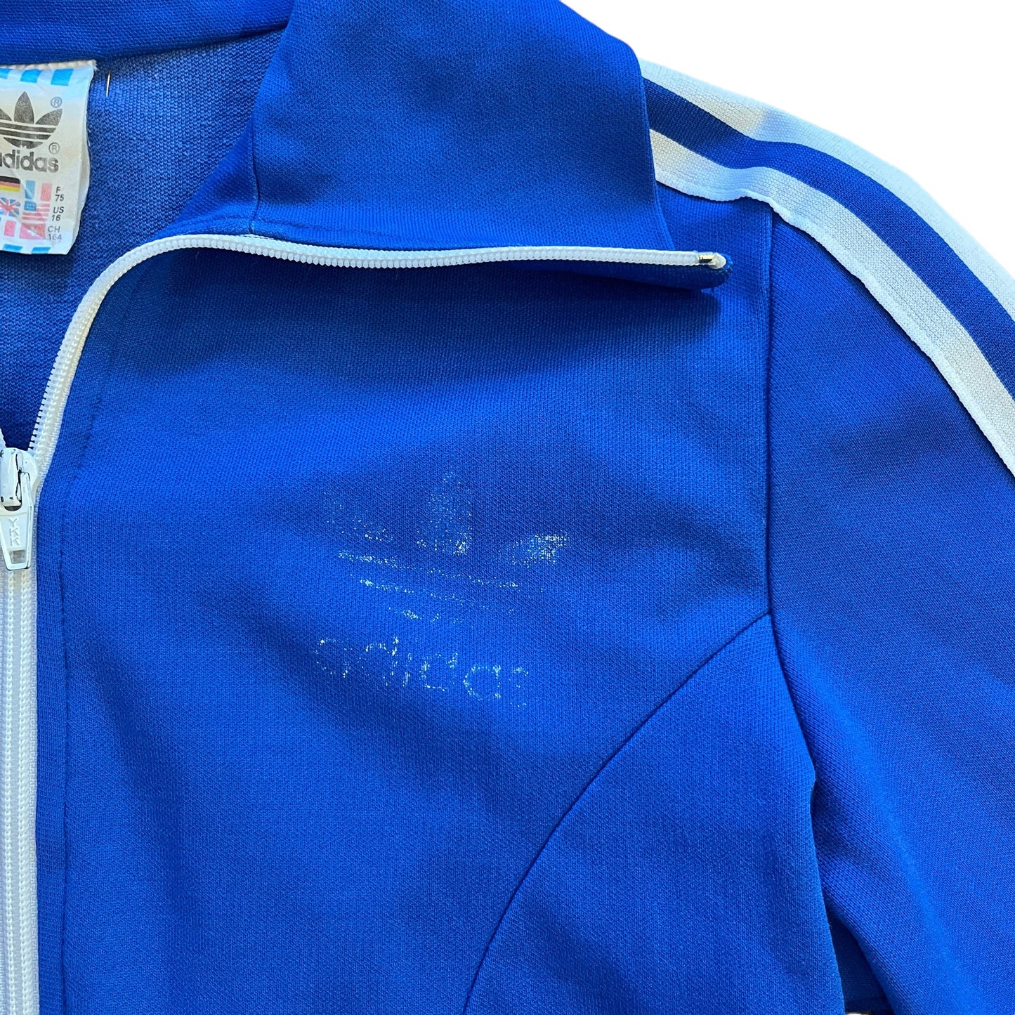 Vintage 1990s Adidas Zipper Jacket / 10-12 Years and over