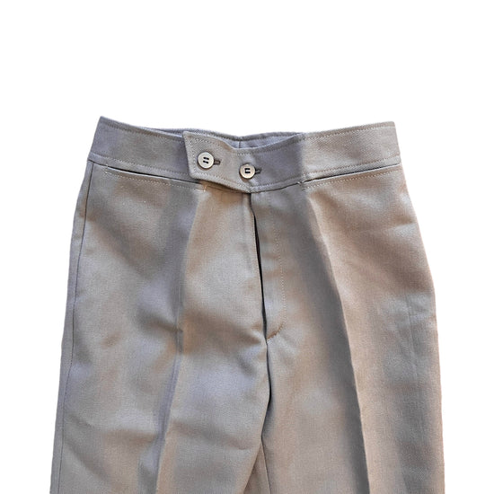 Vintage 1970s Light Brown Flared Pants 10-12Y / teens