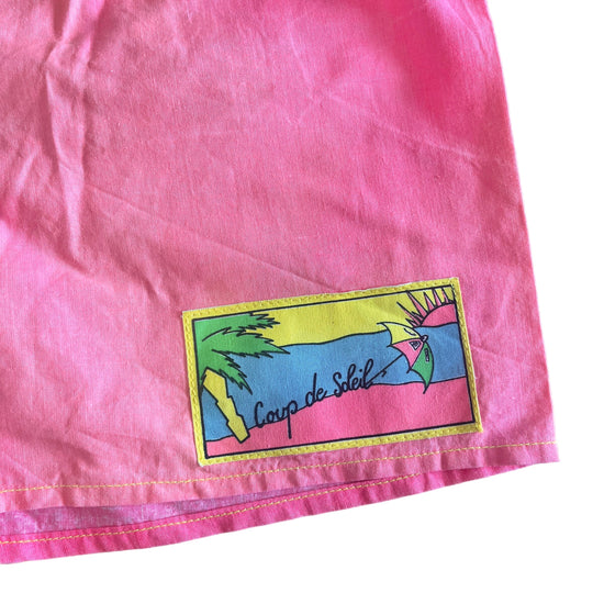 1980's Neon Swimming Shorts 8-10Y