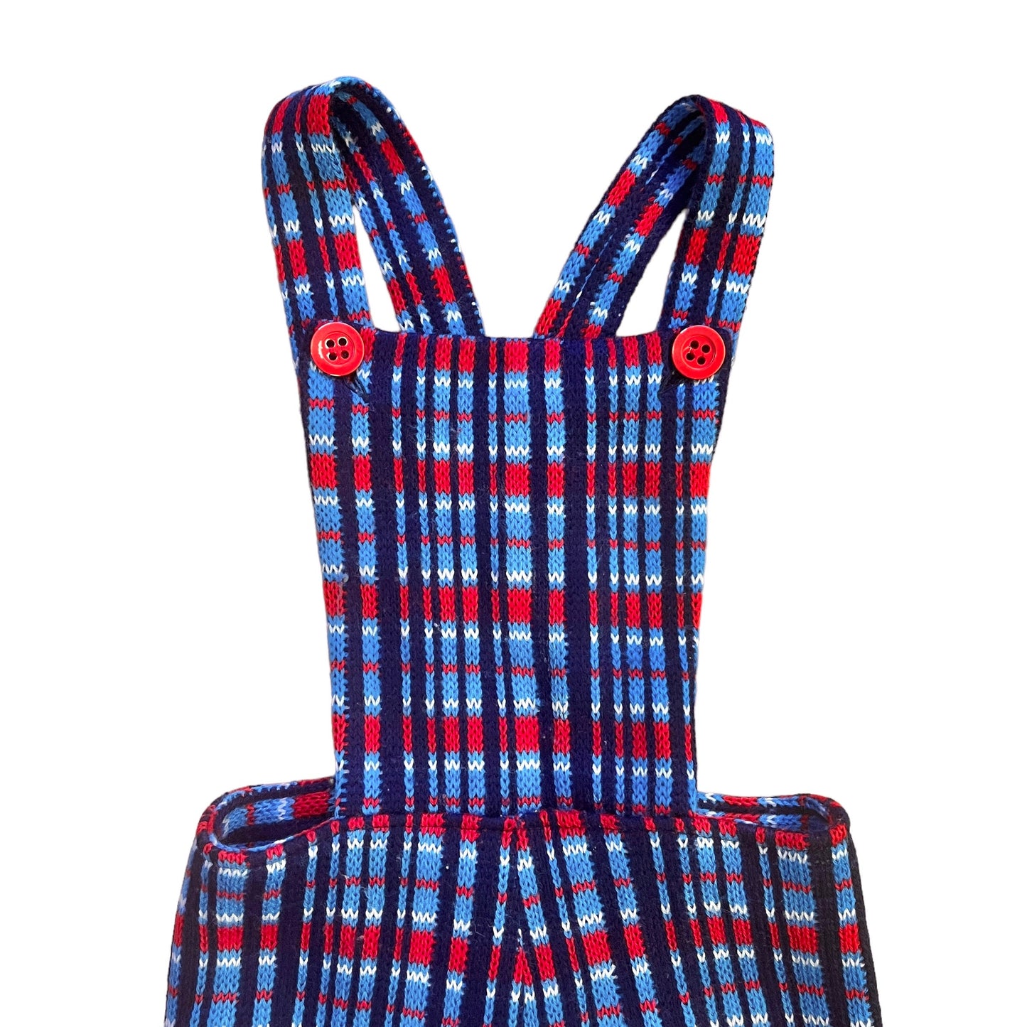 1970's Knitted Dungarees / 5-6 Years