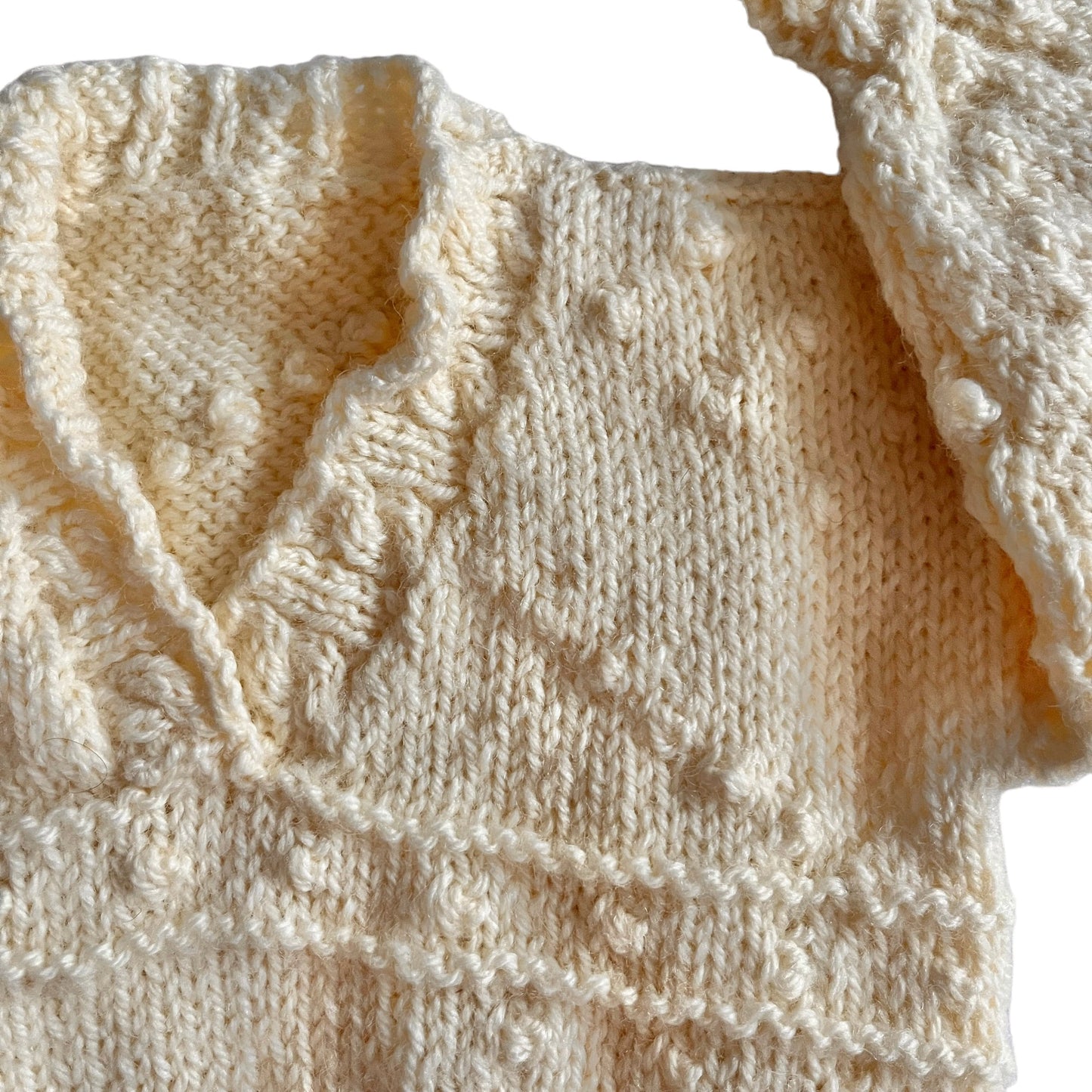Vintage Beige Knitted Jumper 3-6 Months