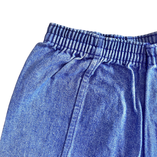 Vintage 1970's Blue Denim Shorts / 3-4Y