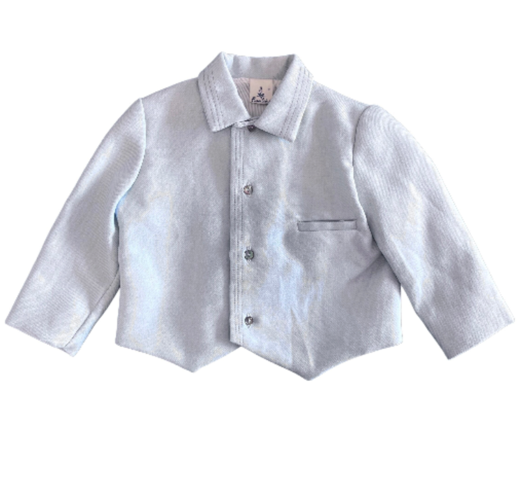 Load image into Gallery viewer, 70&amp;#39;s Blue Blazer / Jacket  9-12 M
