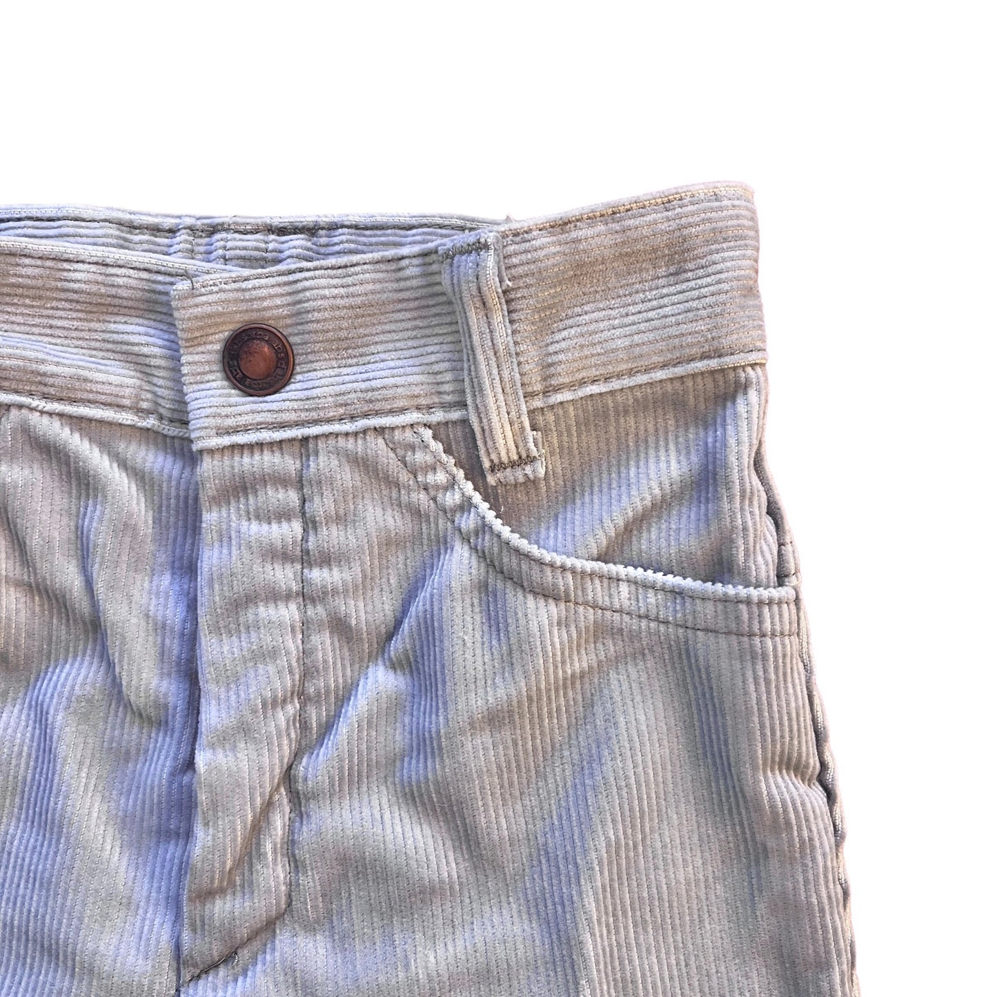1970s Grey Corduroy Trousers / 18-24M