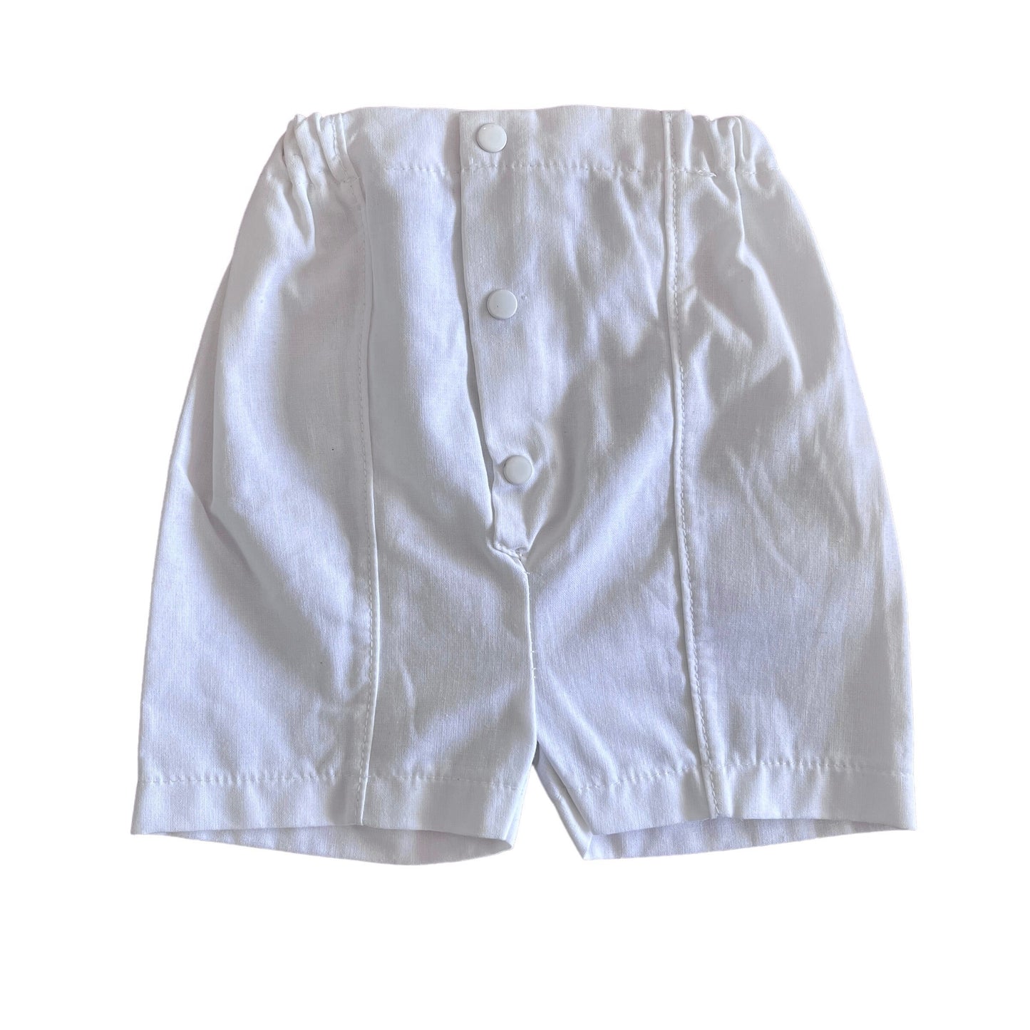 1970s White Shorts / 6-9 Months