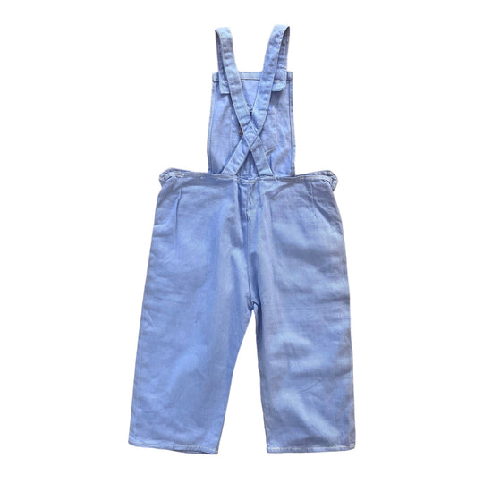 1970s Blue Dungarees 12-18M