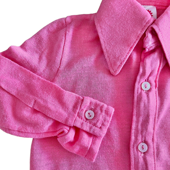 1960s Pink Toddler Shirt / 9-12 Months