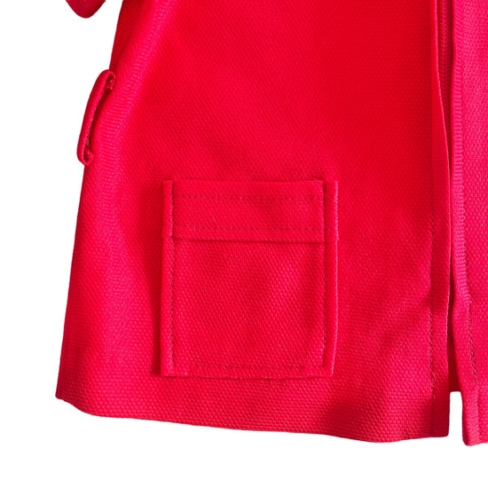 1960's Red Tunic / Short Dress / 9-12M