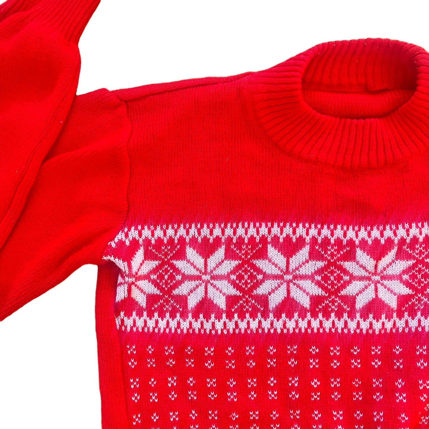 70's Red Jumper 6-8 Years