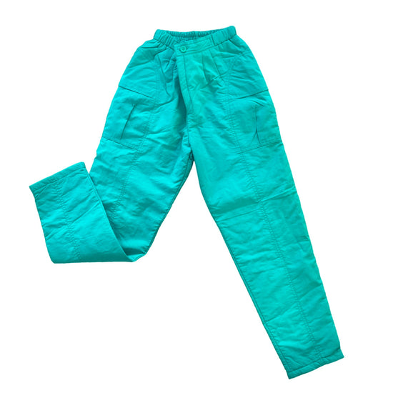 1980s Green Waterproof Bottoms 8-10Y