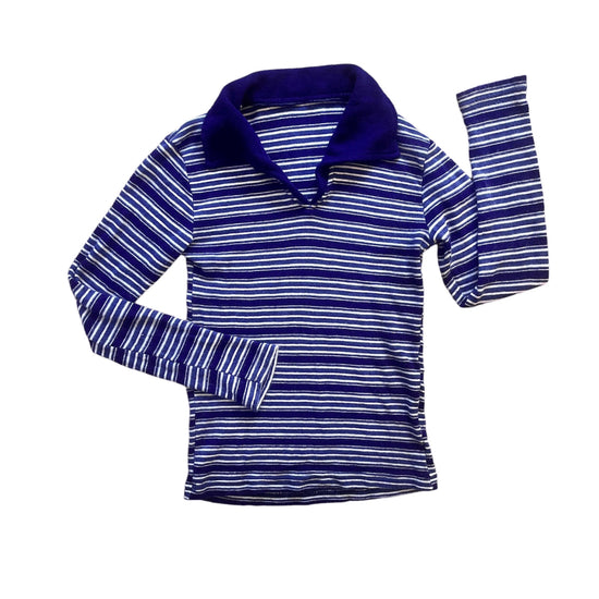 1970s Striped Knitted Top / 8-10Y