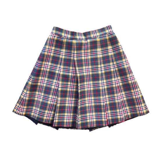 1960's Pleated Tartan Skirt / 5-6Y