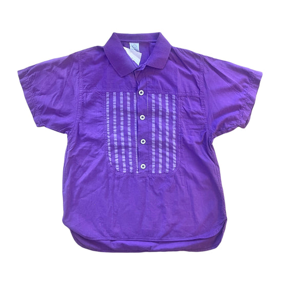 1980s Purple Polo / Top 10-12Y