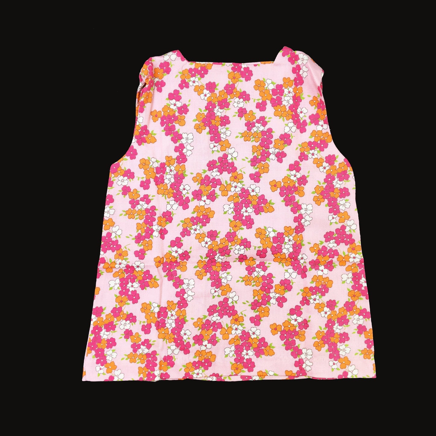 Vintage 60s FLoral/Liberty Pink Sleeveless Top And Trousers Set New Old Stock 2-3 and 3-4Y-Clothing Sets-Petit Pays Vintage