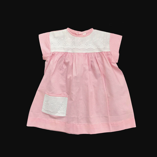 Load image into Gallery viewer, 60&amp;#39;s Pink Sweet  Dress British Stock 9-12 Months
