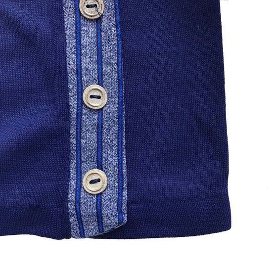 Vintage 60s Dark Blue Trousers British Made 18-24m