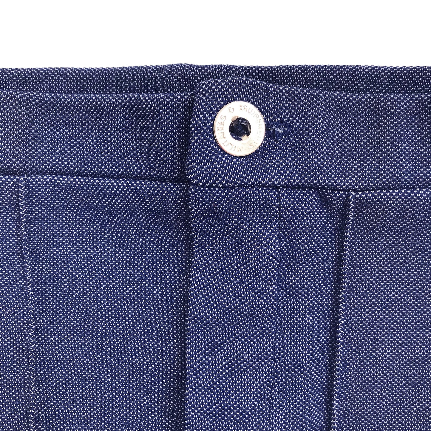 Vintage 70's Blue Shorts  French Stock 9-12M