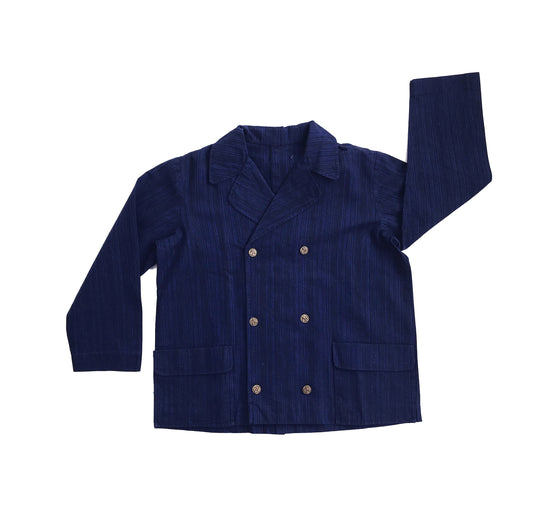 1960's Navy French "Workwear" Overshirt /Jacket 4-5Y