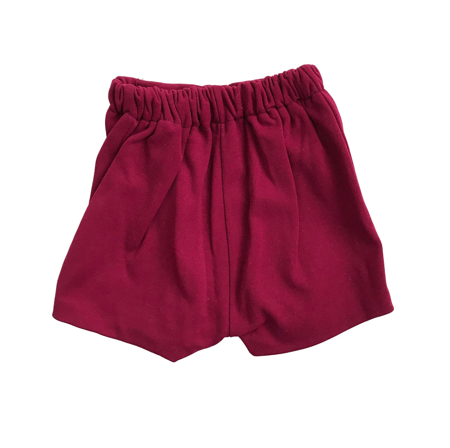 Vintage  60's Nylon Dark Red Shorts / 2-3Y