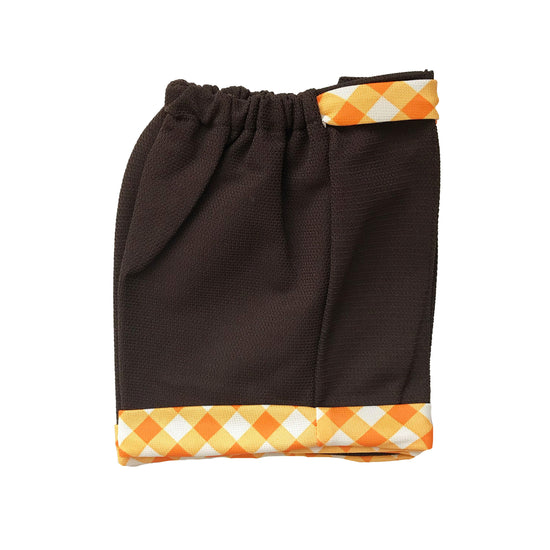 Vintage NOS 60's Brown / Orange Mod Shorts  British Stock 2-3Y