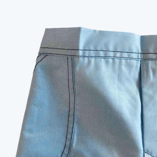 Vintage 1970s Blue Lightweight Shorts 12-18 Months
