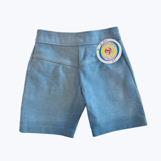 Vintage 1960s Blue Shorts French Made 12-18 Months