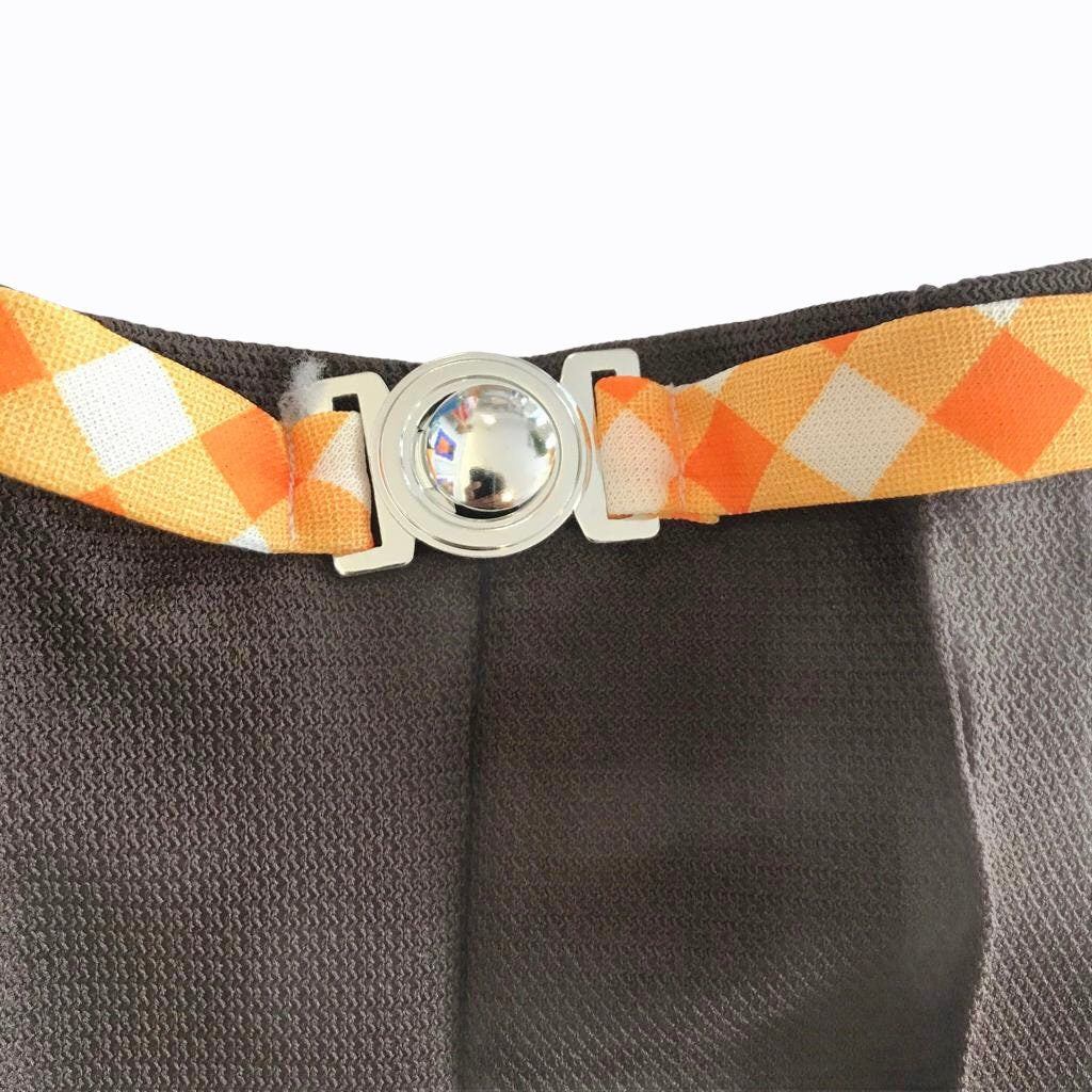 Vintage 60's Brown / Orange  Mod Shorts British Stock 18-24M