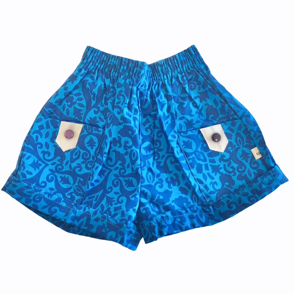Vintage 60's Blue Shorts  18-24M