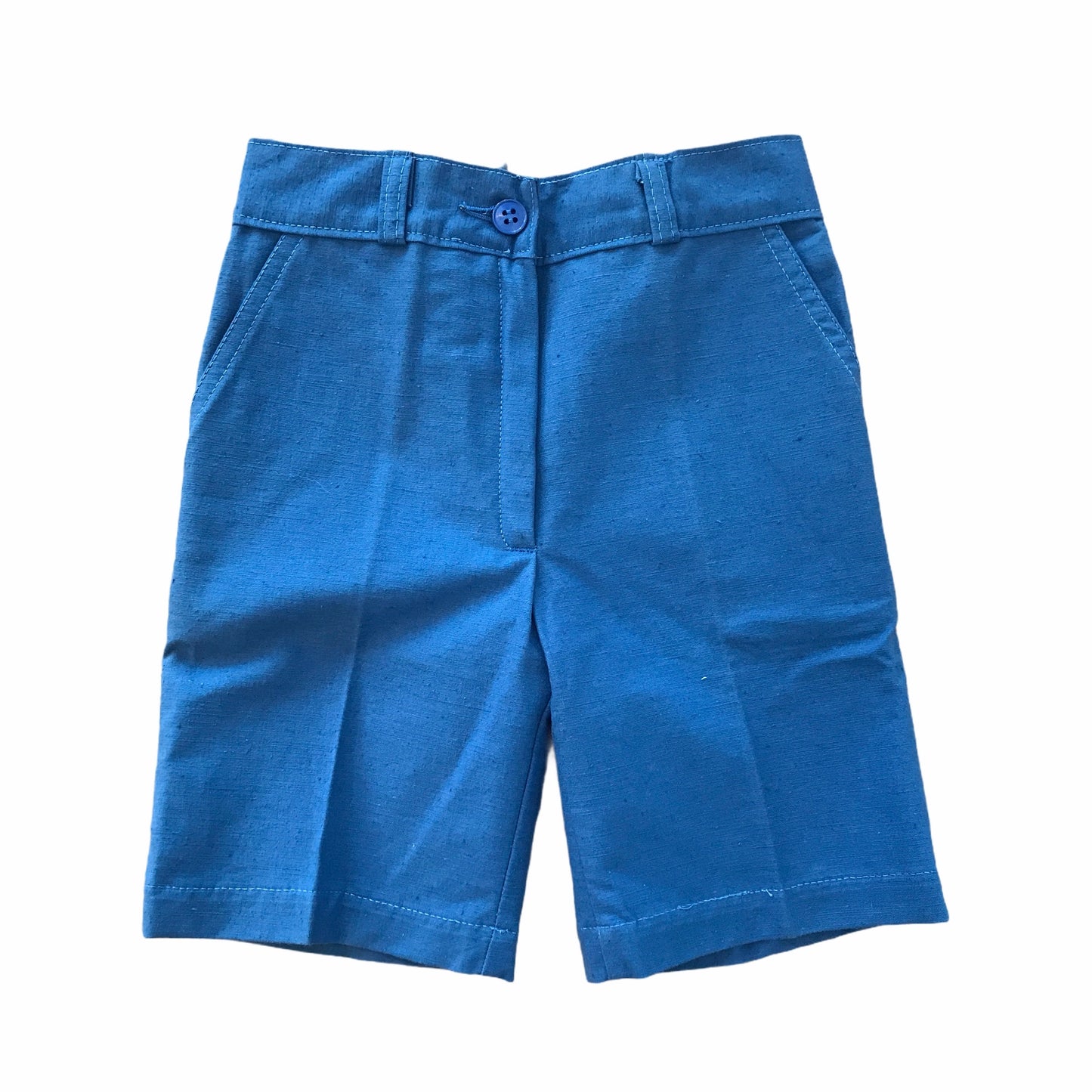 Vintage 1960's Blue Toddler Shorts French Made 3-4Y