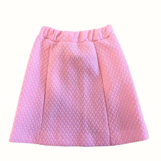 Vintage 1960s Pink Textured Baby Girl Skirt British made  9-12 Months