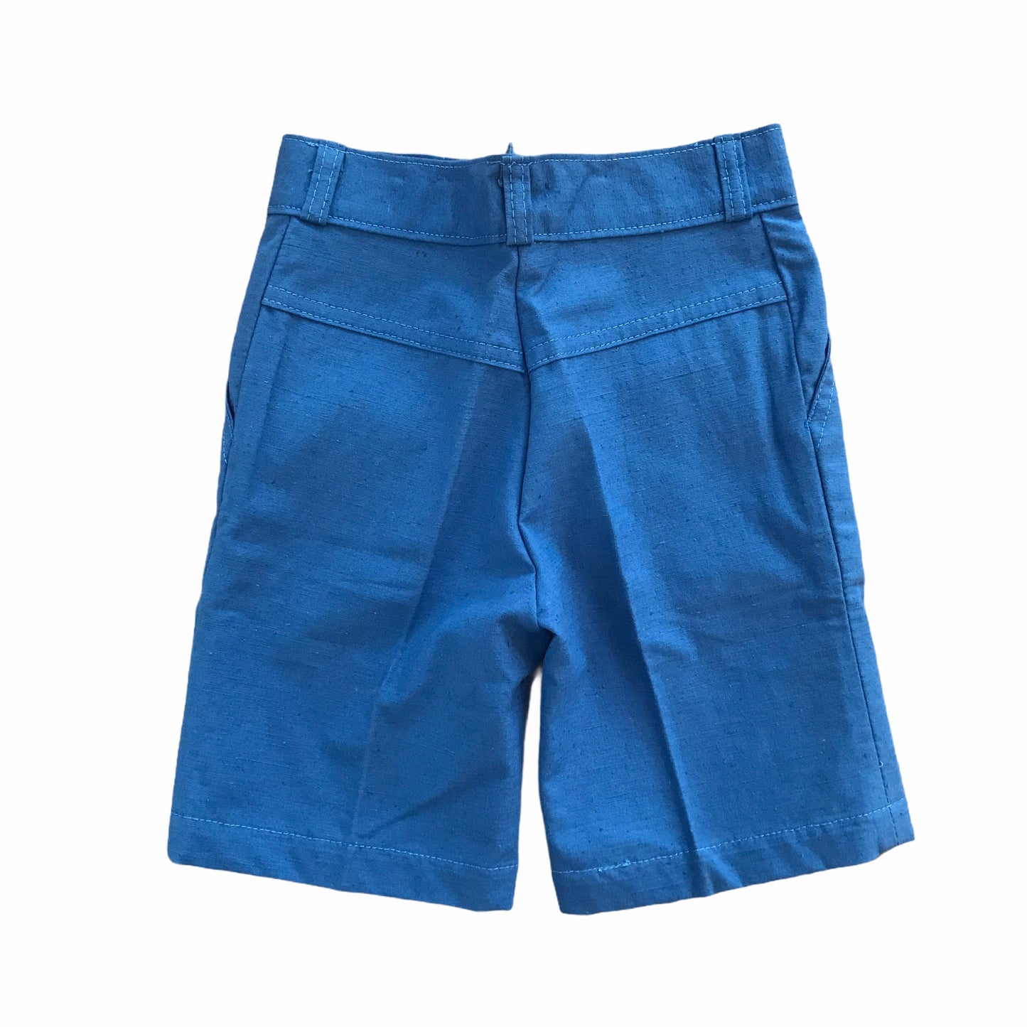 Vintage 1960's Blue Toddler Shorts French Made 3-4Y