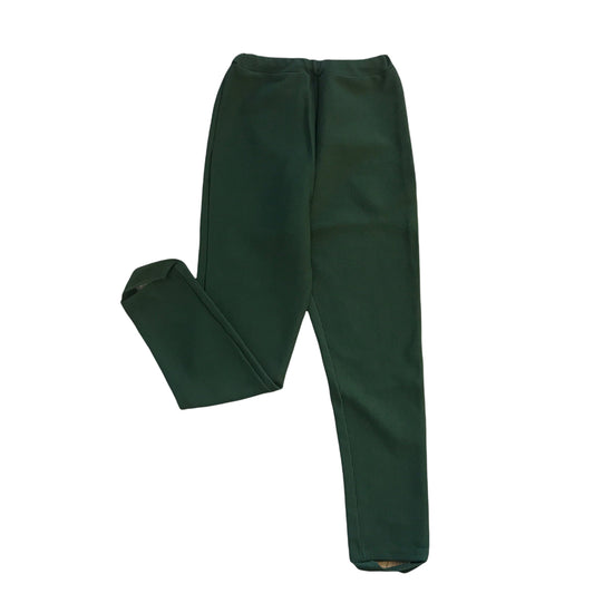 Vintage 1970s Green Nylon Stirrup Pants  6-8Y