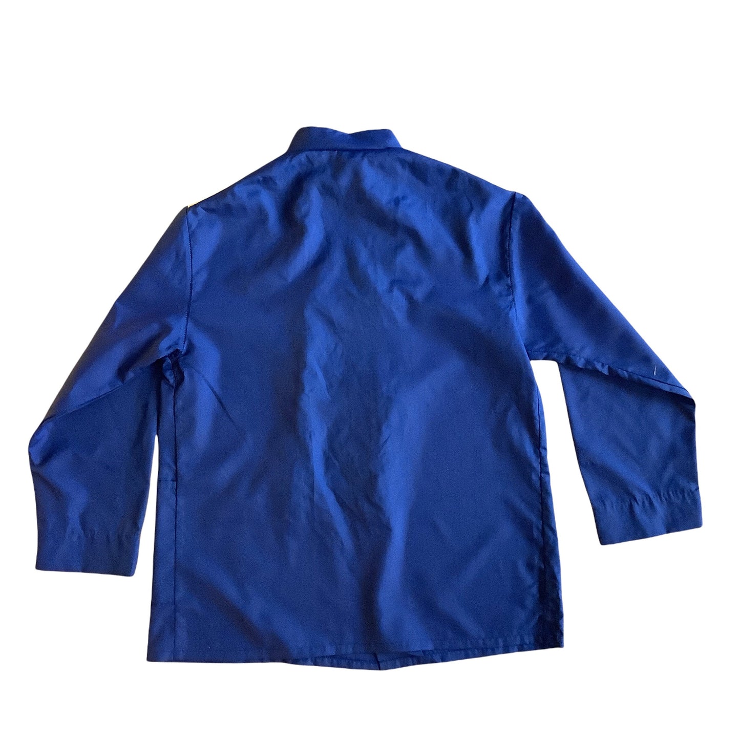 Vintage 1960s Blue "CAPTAIN" Nylon Shirt / Blouse  8-10Y