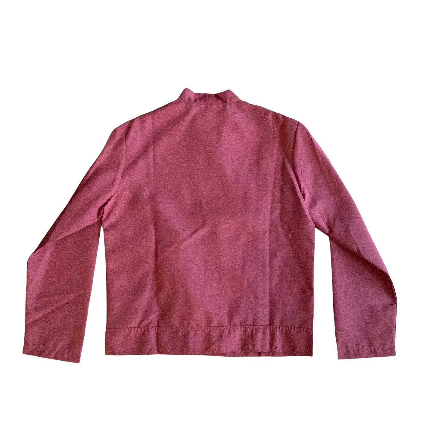 Vintage 1960s Dark Red  School Nylon Shirt / Blouse  8-10Y