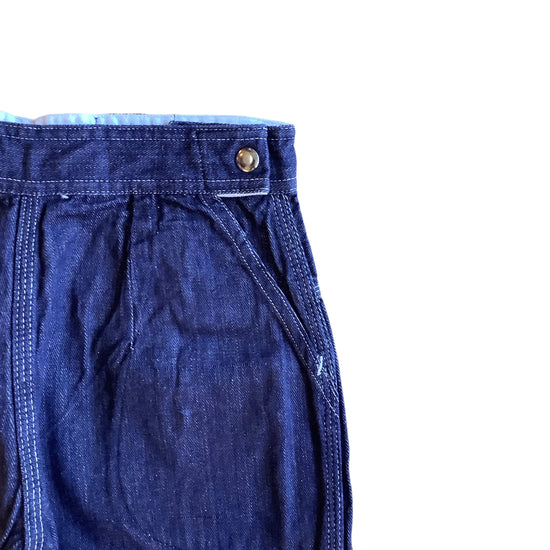 Load image into Gallery viewer, Vintage 60&amp;#39;s Rockabilly Denim Children&amp;#39;s Trousers 6-8Y
