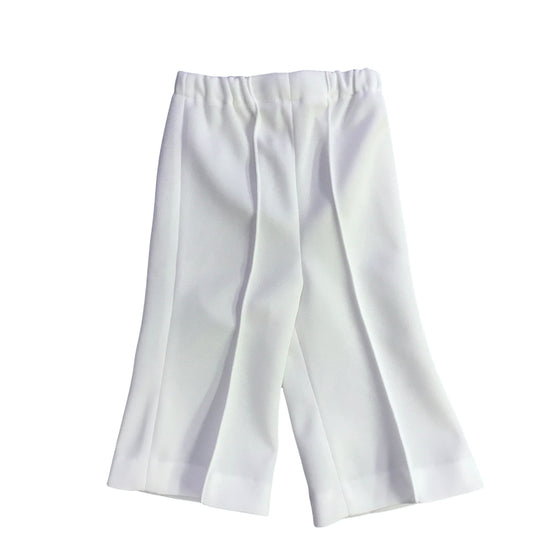 Vintage 70s Baby White Bottoms French Made  3-6 Months