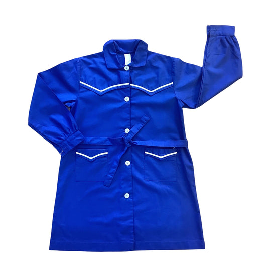 Vintage 60's Blue Dress / Blouse  8-10 Y