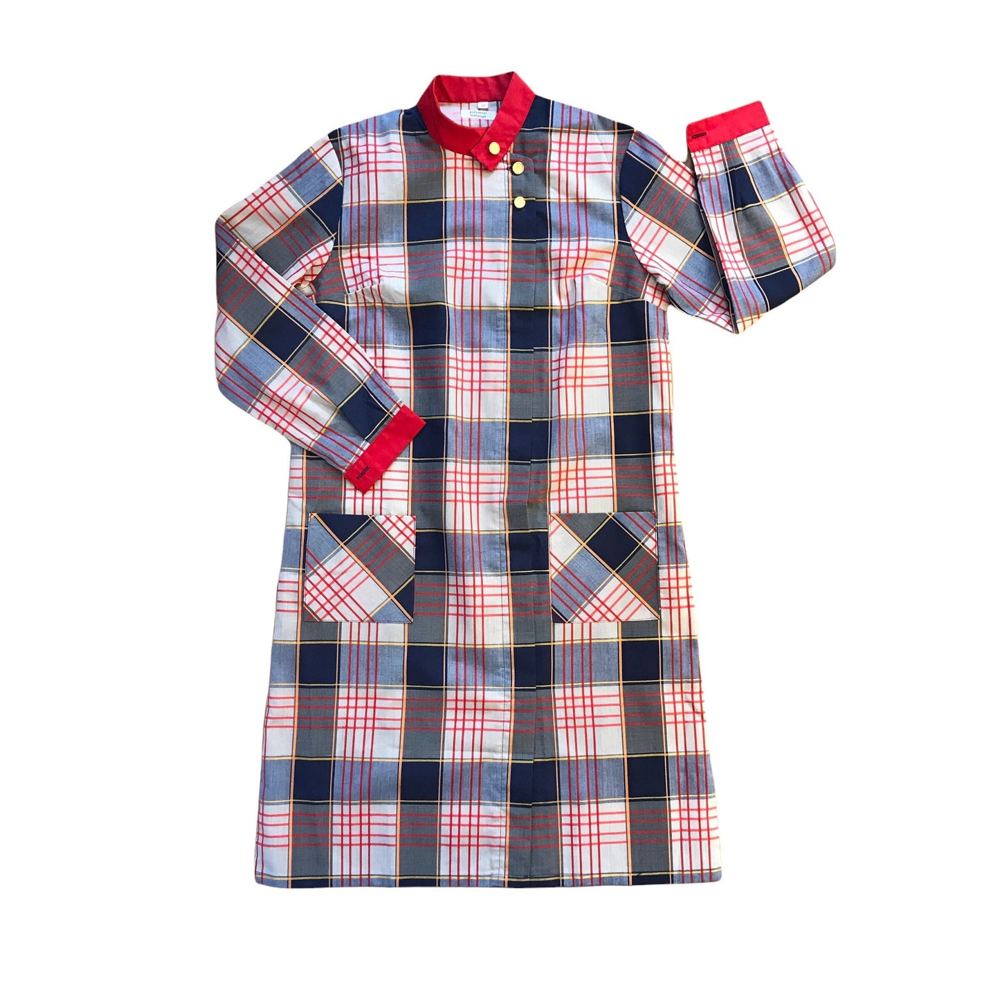 Vintage 1960's Check Dress / Blouse  / 10-12Y