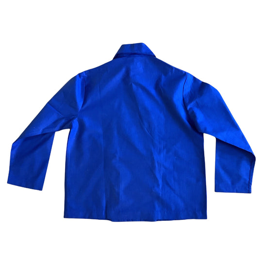 Vintage 1960s "NAUTICAL" Blue School Shirt / Blouse  8-10Y