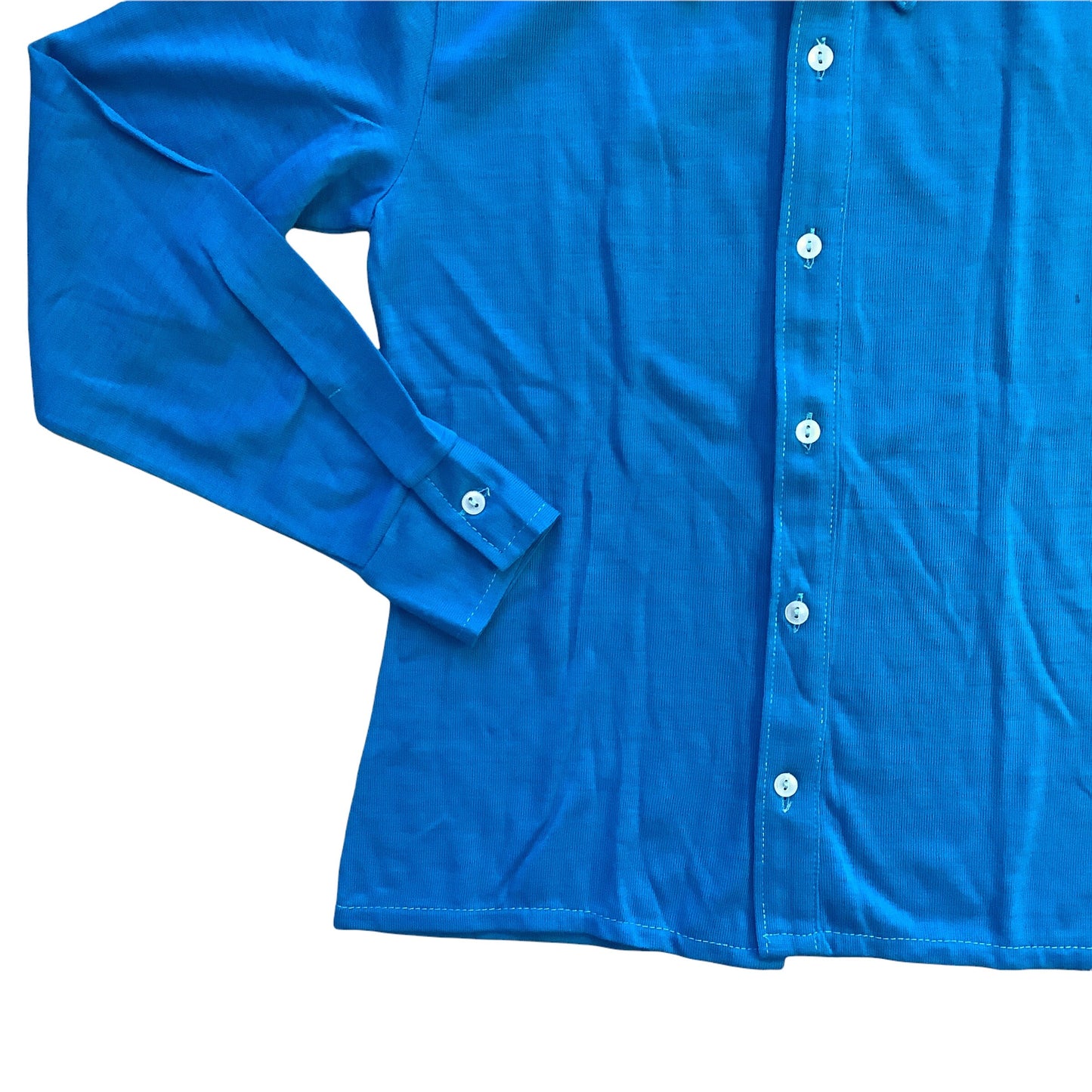Load image into Gallery viewer, Vintage 1970&amp;#39;s Children&amp;#39;s Blue Shirt  5-6Y
