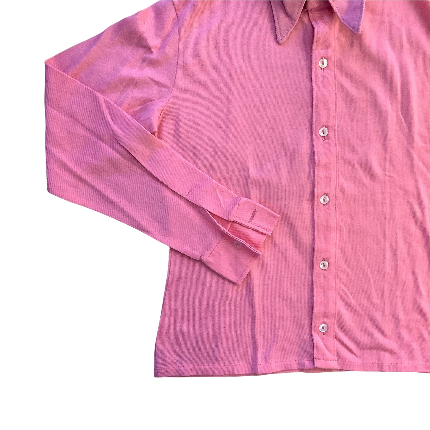 Vintage 1970's Children's Pink Shirt  10-12Y