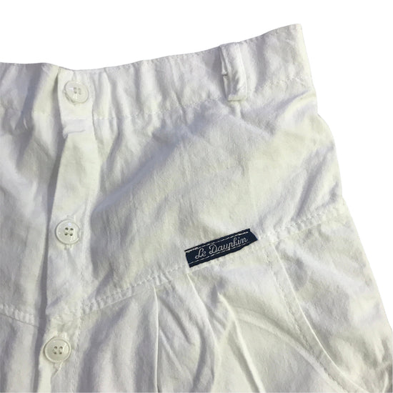 Vintage 1970's White Shorts 8-10Y